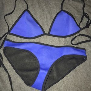 Blue Triangl Bikini
